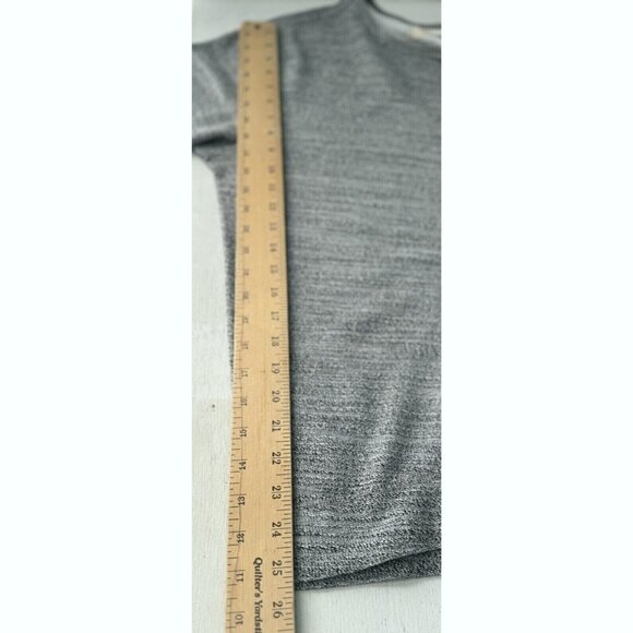 Marine Layer Crewneck Sweatshirt Women’s Sz Medium Heather Gray Relaxed Pullover - Picture 3 of 9